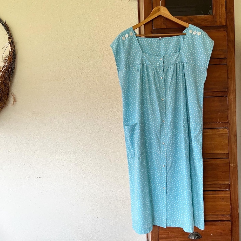 80s KMart House dress cottagecore patio dress prairie